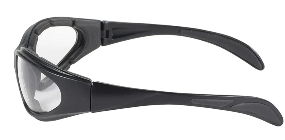 4365 Chopper Black Frame with Clear Lens Sunglasses