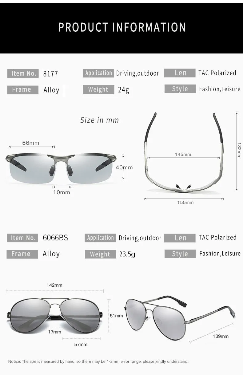 Aidien Unisex Full Rim Rectangle Aluminum Magnesium Reading Glasses Sunglasses B8177