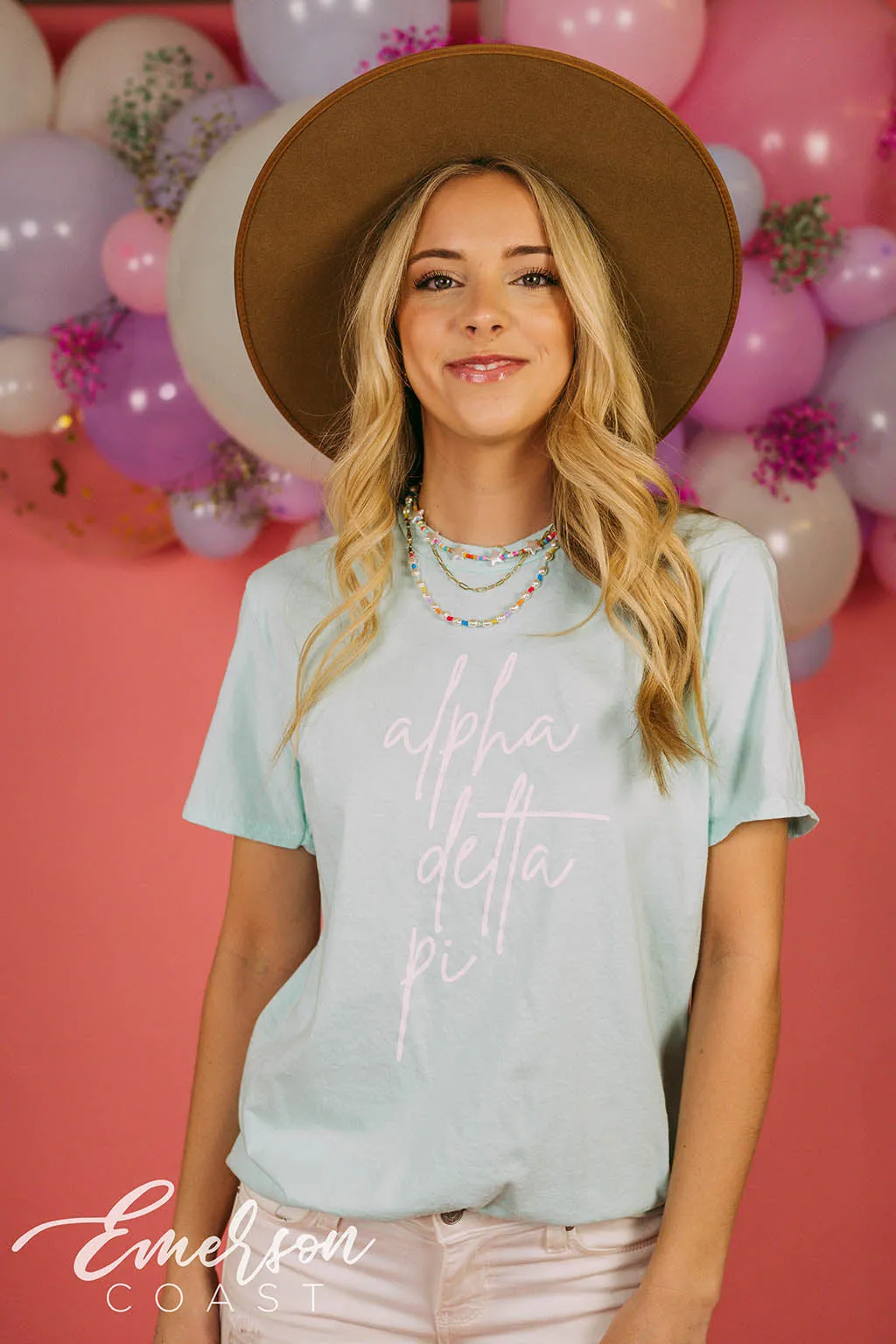 Alpha Delta Pi Script Recruitment Tee