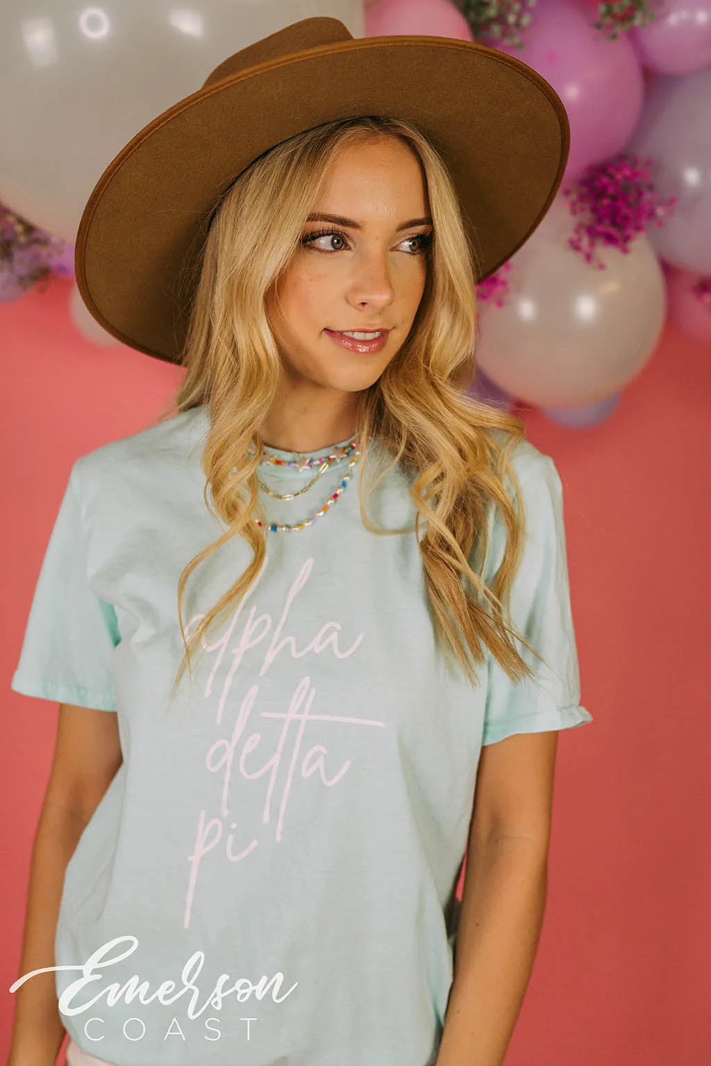 Alpha Delta Pi Script Recruitment Tee