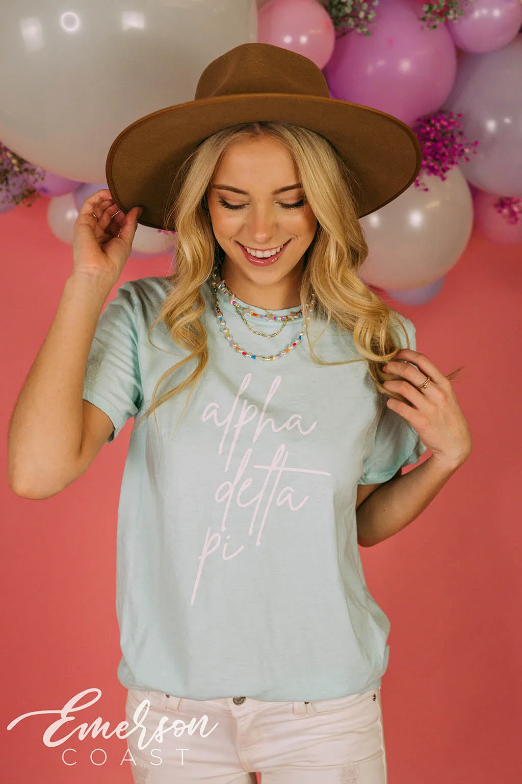 Alpha Delta Pi Script Recruitment Tee