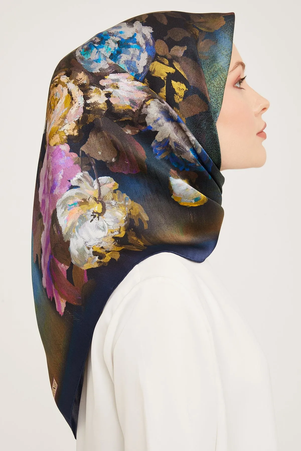 Armine Kemboja Floral Silk Scarf #31