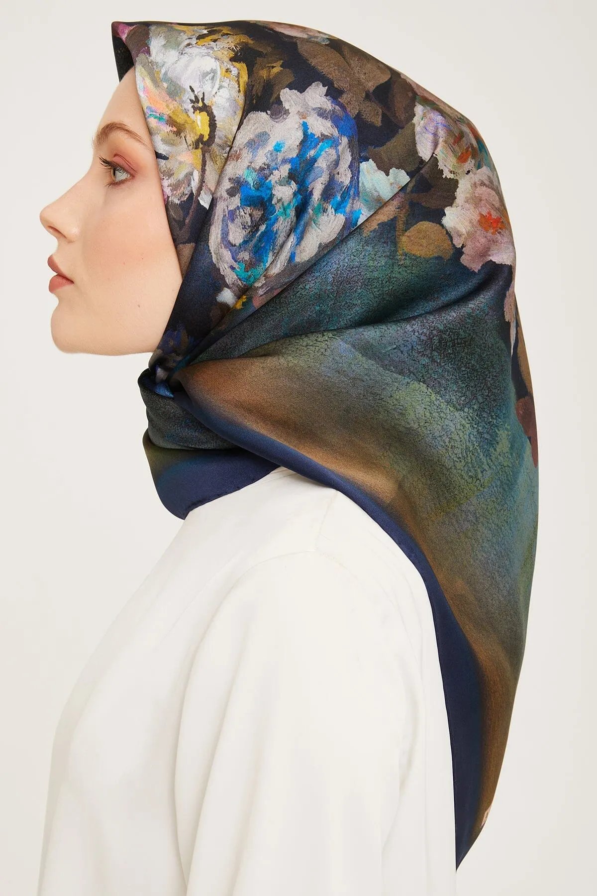 Armine Kemboja Floral Silk Scarf #31