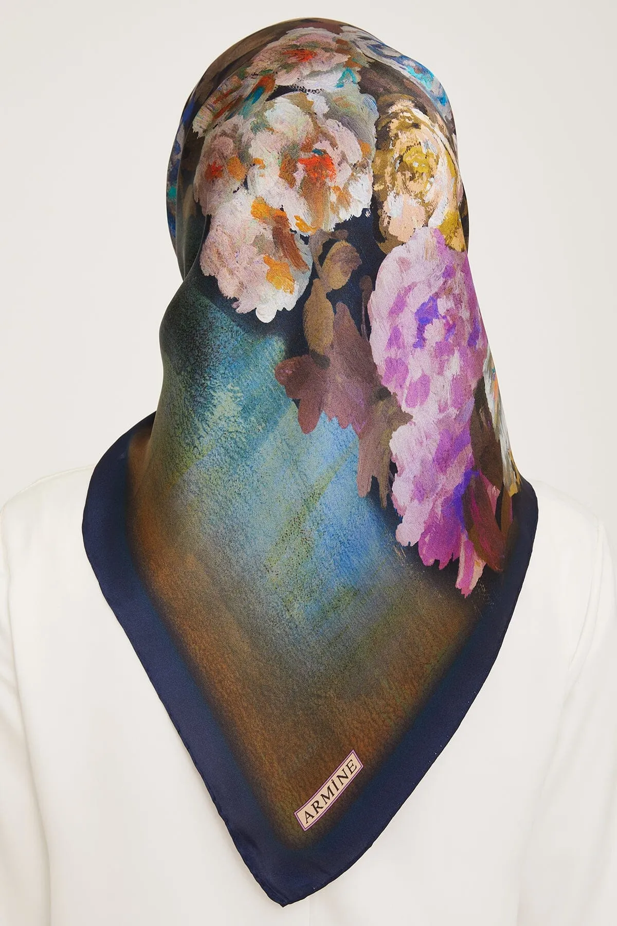 Armine Kemboja Floral Silk Scarf #31