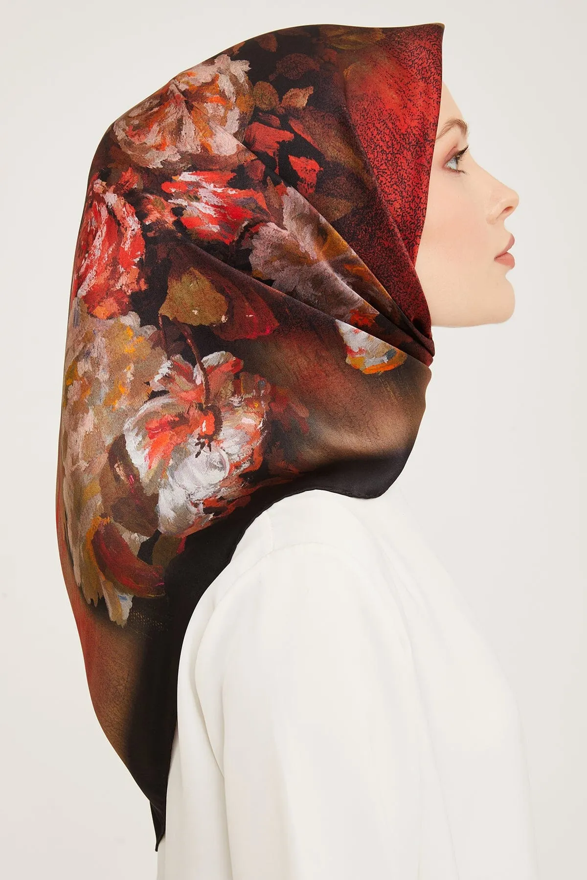 Armine Kemboja Floral Silk Scarf #5