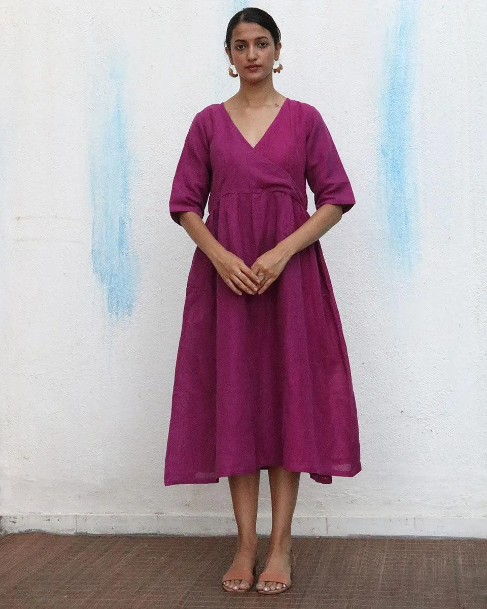 Brisa Handwoven Linen Dress - Breathe