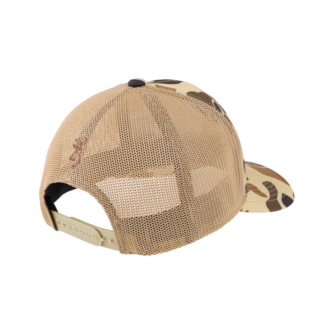 Browning Men's Cupped Up Vintage Tan Cap