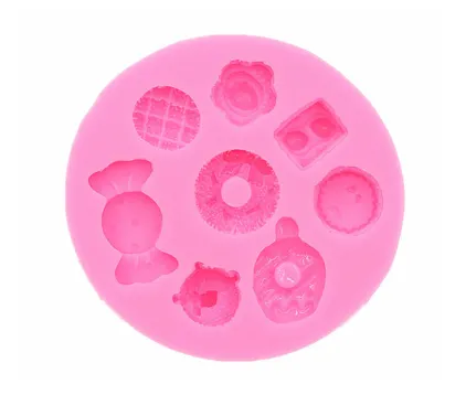 Candies Mini Embed Silicone Mold - 8 Cavity