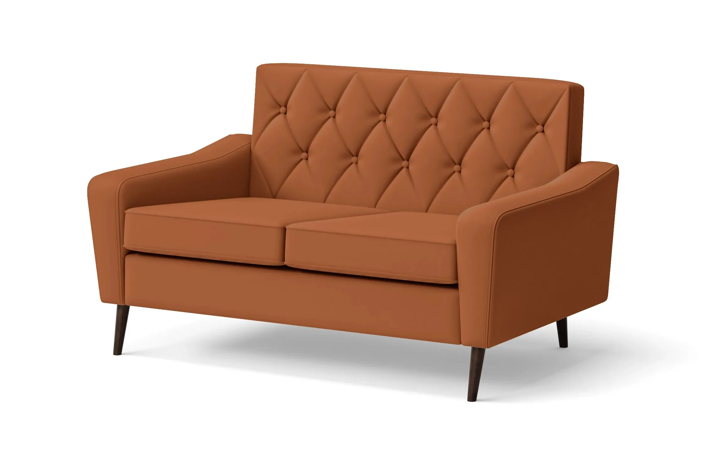 Carpi 2 Seater Sofa Tan Brown Leather