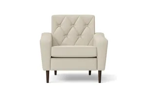 Carpi Armchair Cream Leather