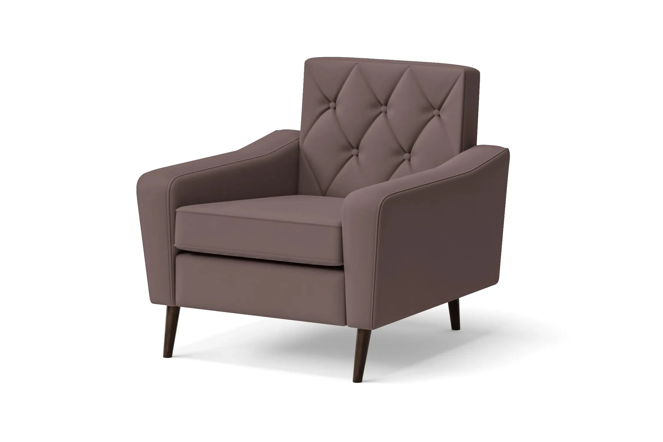 Carpi Armchair Rose Taupe Leather