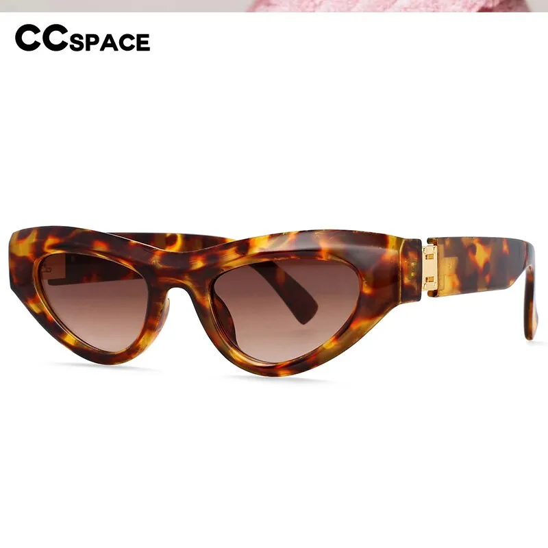 CCspace Women's Full Rim Cat Eye Resin Frame Sunglasses 54473