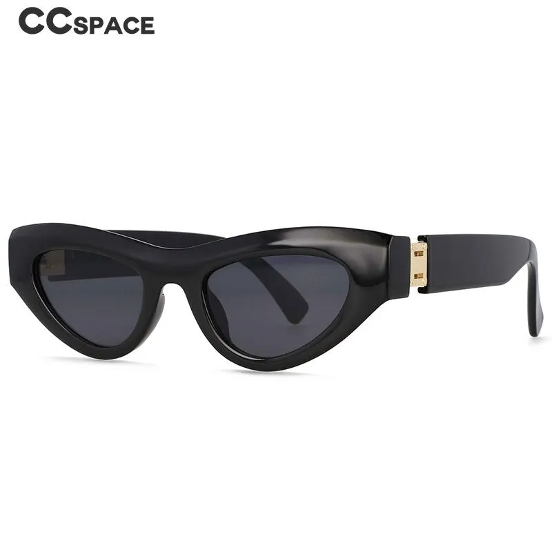 CCspace Women's Full Rim Cat Eye Resin Frame Sunglasses 54473