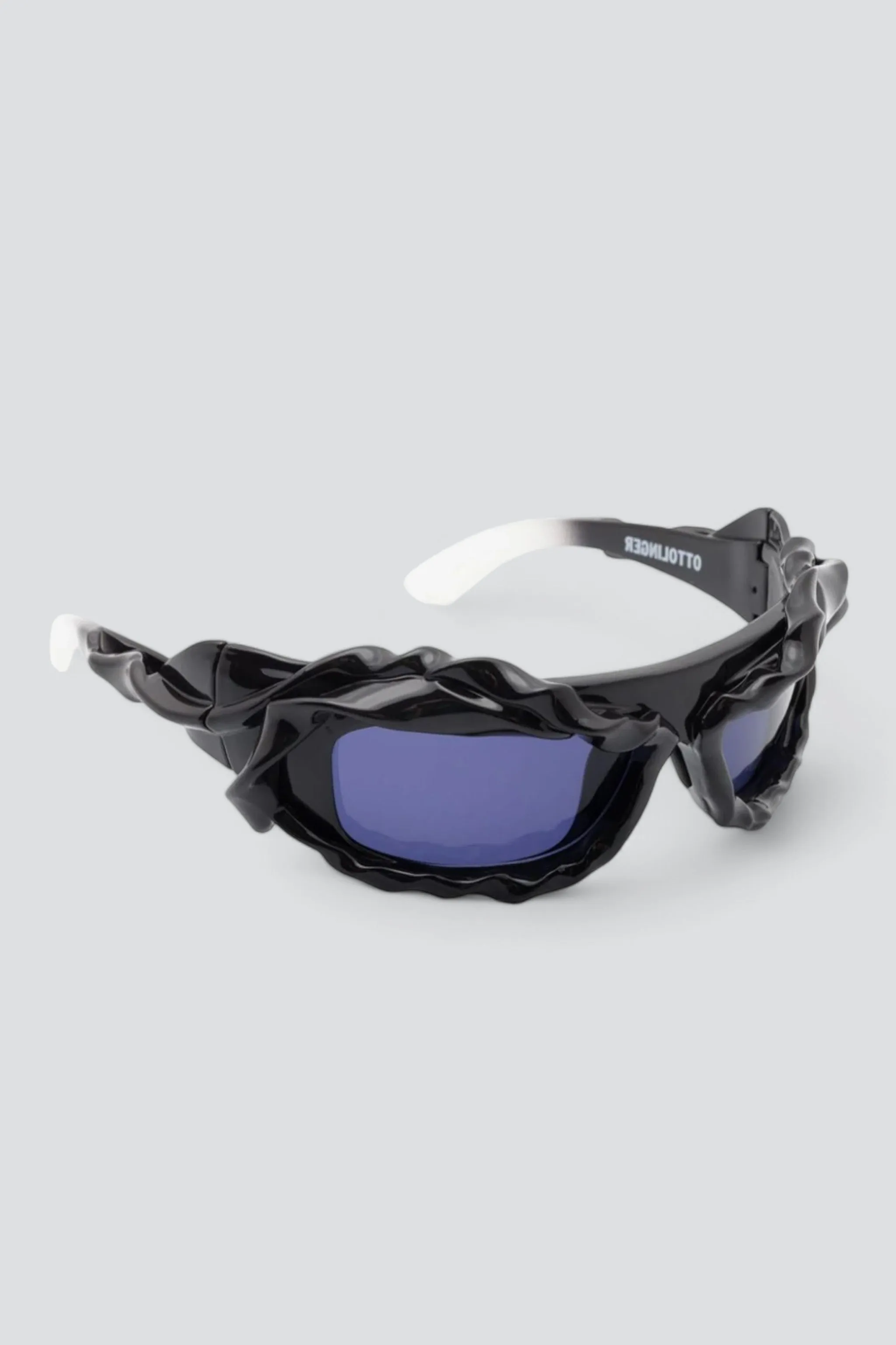 Charcoal White Fade / Blue Twisted Sunglasses