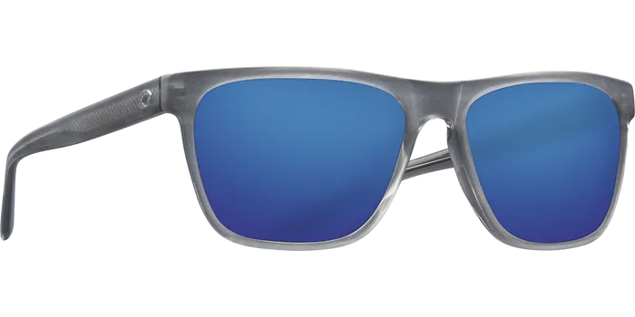 Costa Del Mar Apalach Matte Gray Frame - Blue Mirror 580 Glass Lens - Polarized Sunglasses