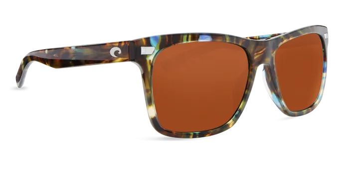 Costa Del Mar Aransas Shiny Ocean Tort Frame - Cooper 580 Glass Lens - Polarized Sunglasses