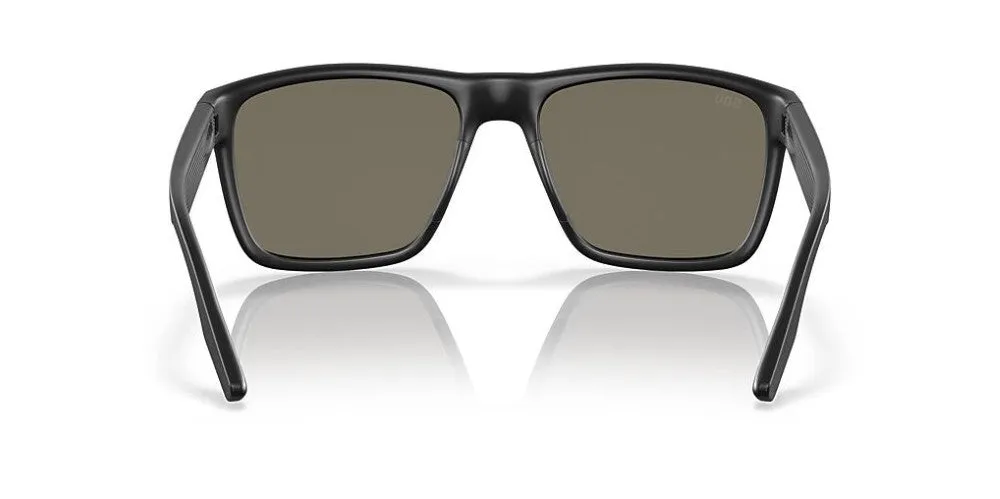 Costa Del Mar Paunch XL Matte Black Frame - Blue Mirror Glass Lens - Polarized Sunglasses