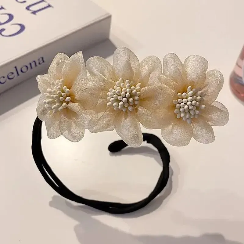 Elegant Fairy Flower Bun Maker