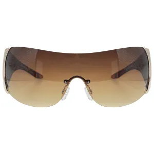 FERGALICIOUS Rimless Shield Sunglasses