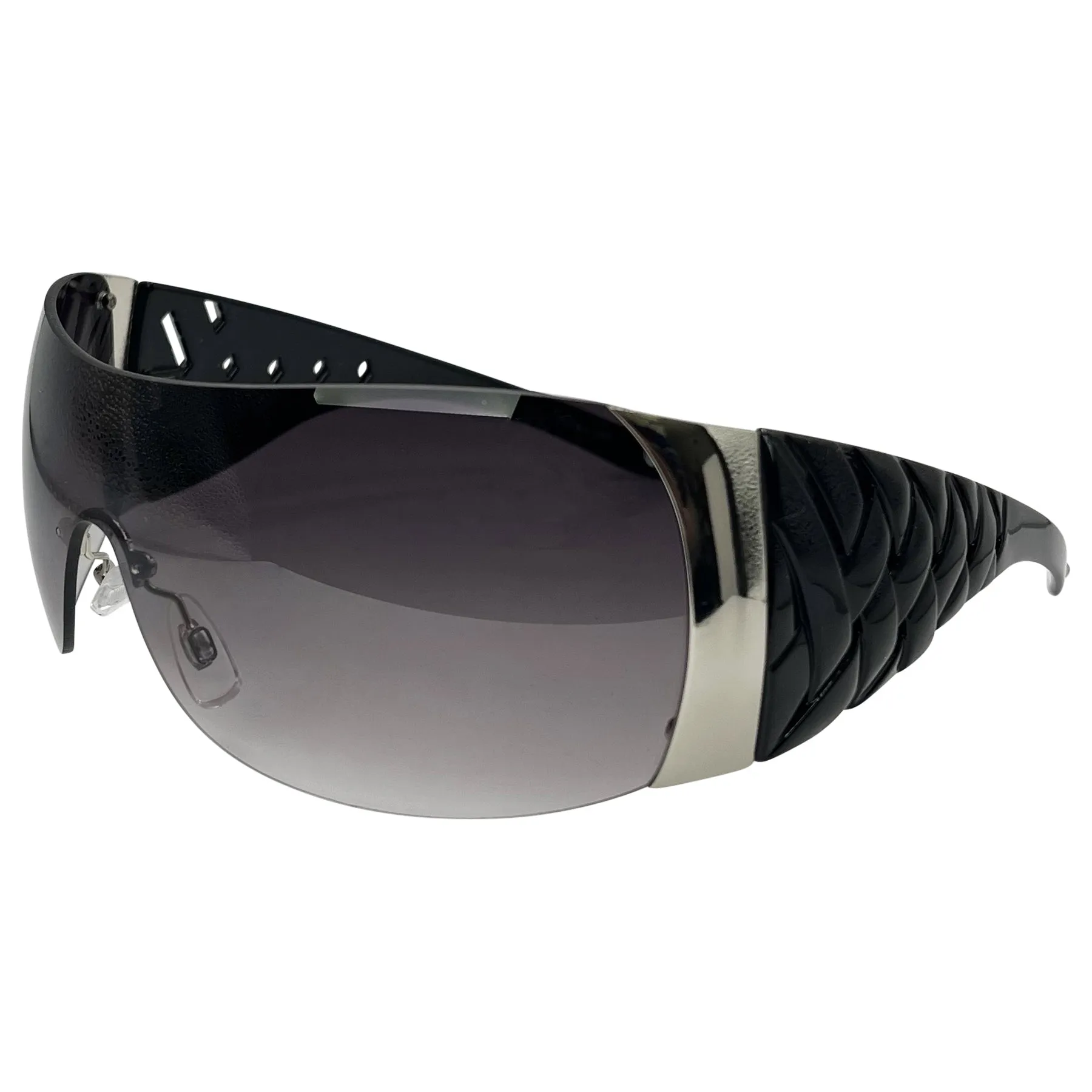 FERGALICIOUS Rimless Shield Sunglasses