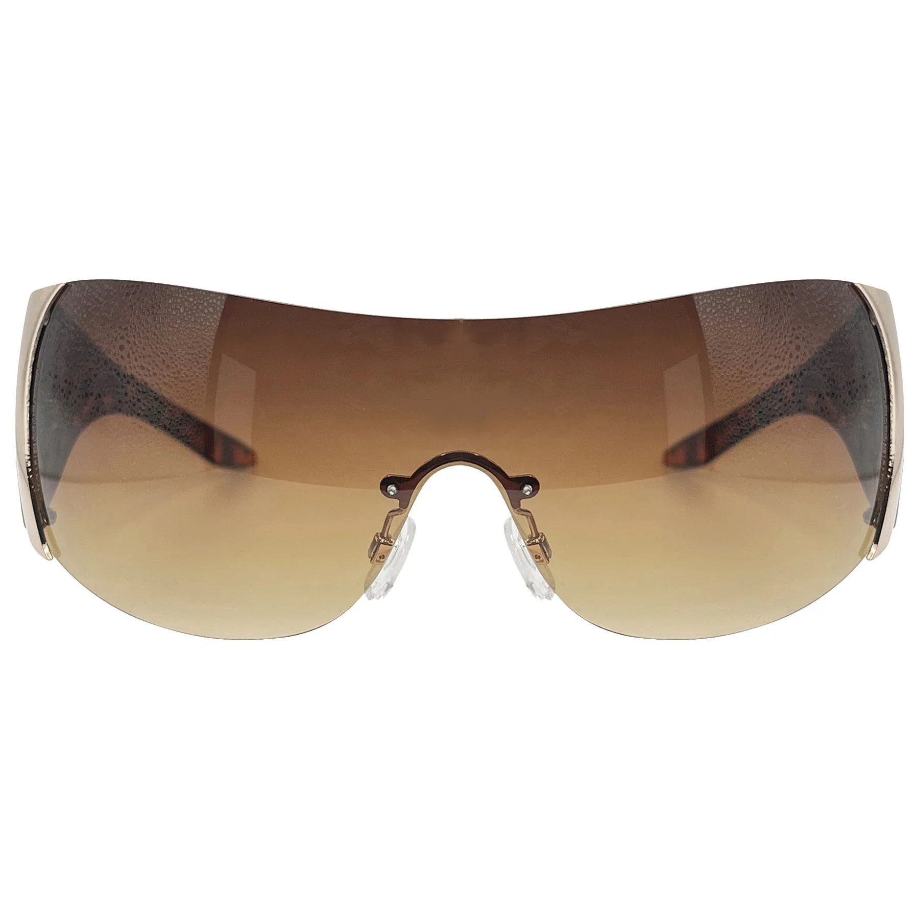 FERGALICIOUS Rimless Shield Sunglasses