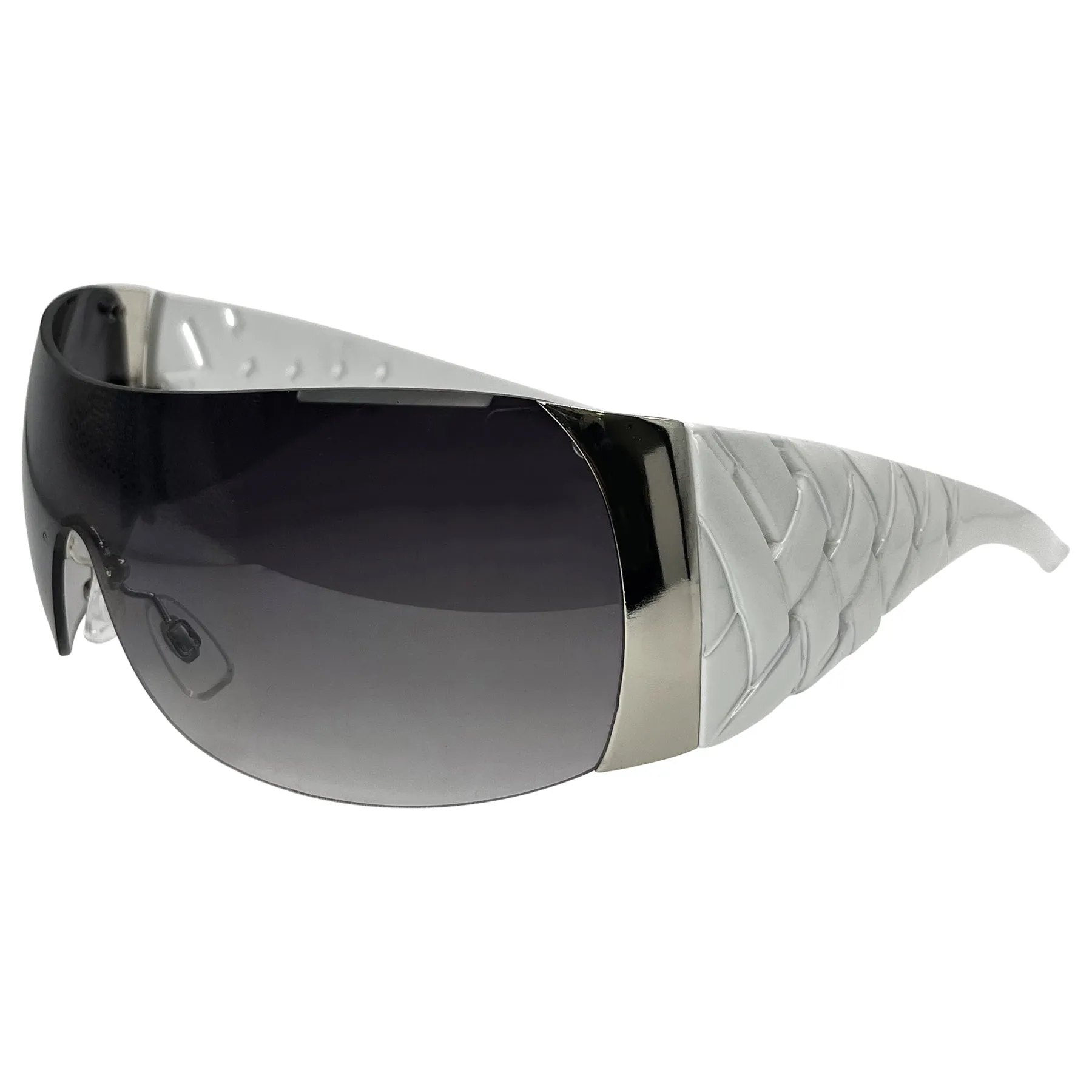 FERGALICIOUS Rimless Shield Sunglasses