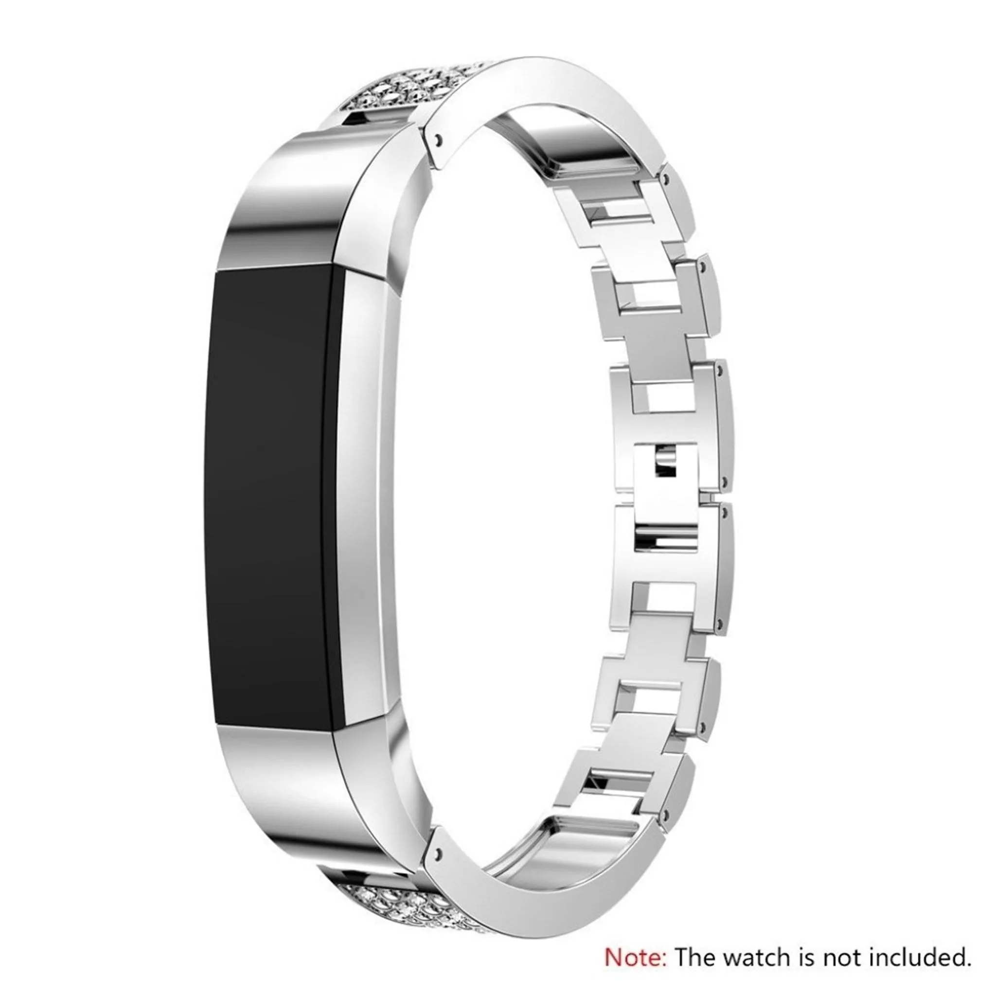 Fitbit Alta durable elegant alloy watch band - Silver