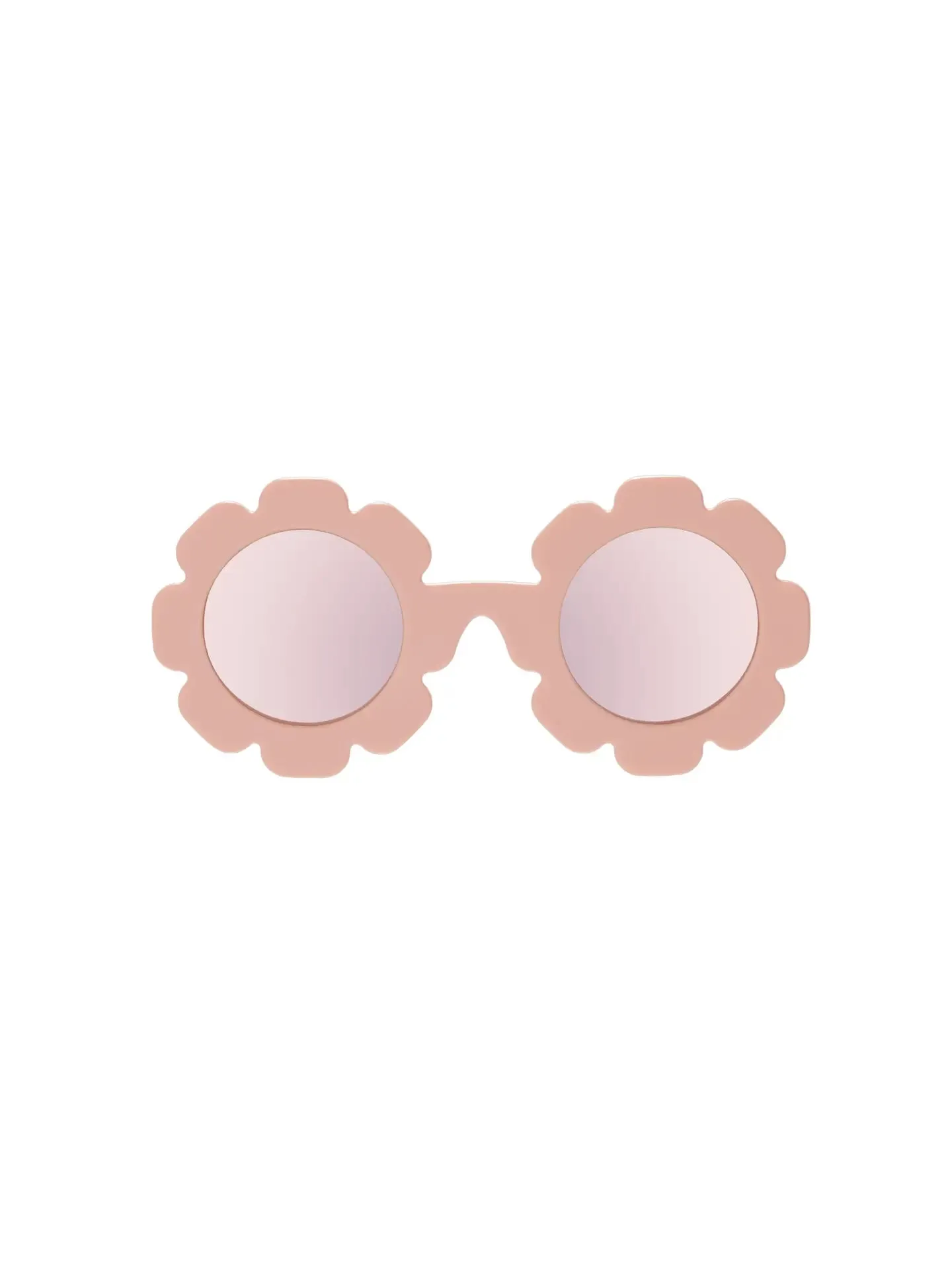 Flower, Peachy Keen, Rose Gold Mirrored