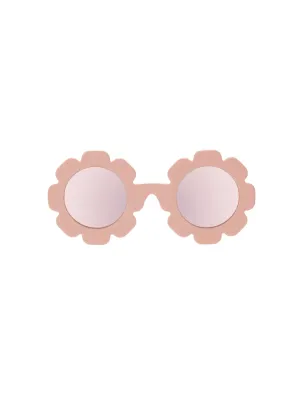 Flower, Peachy Keen, Rose Gold Mirrored