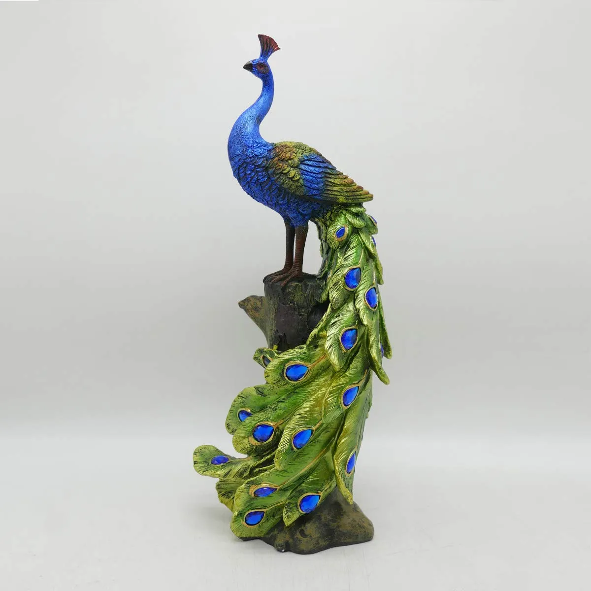 Home Centre Corsica Textured Peacock Figurine