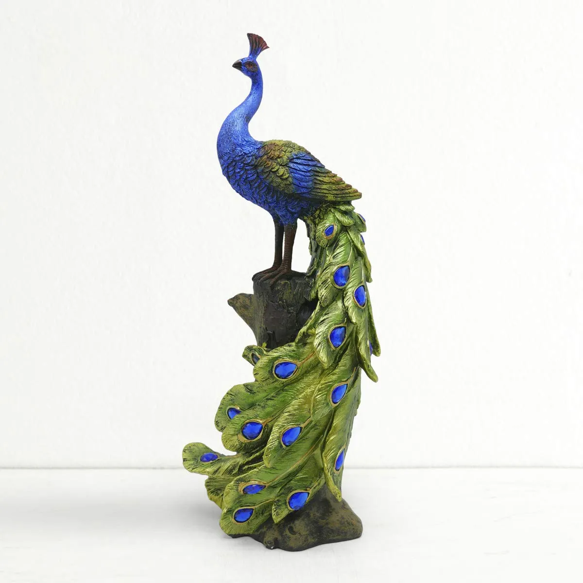 Home Centre Corsica Textured Peacock Figurine