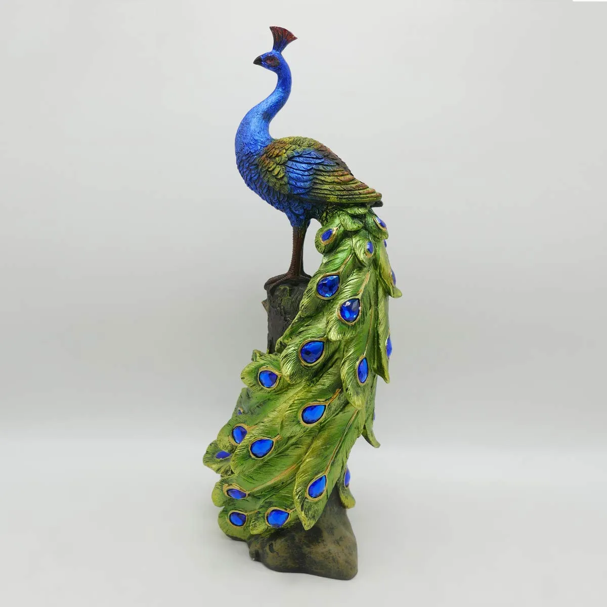 Home Centre Corsica Textured Peacock Figurine