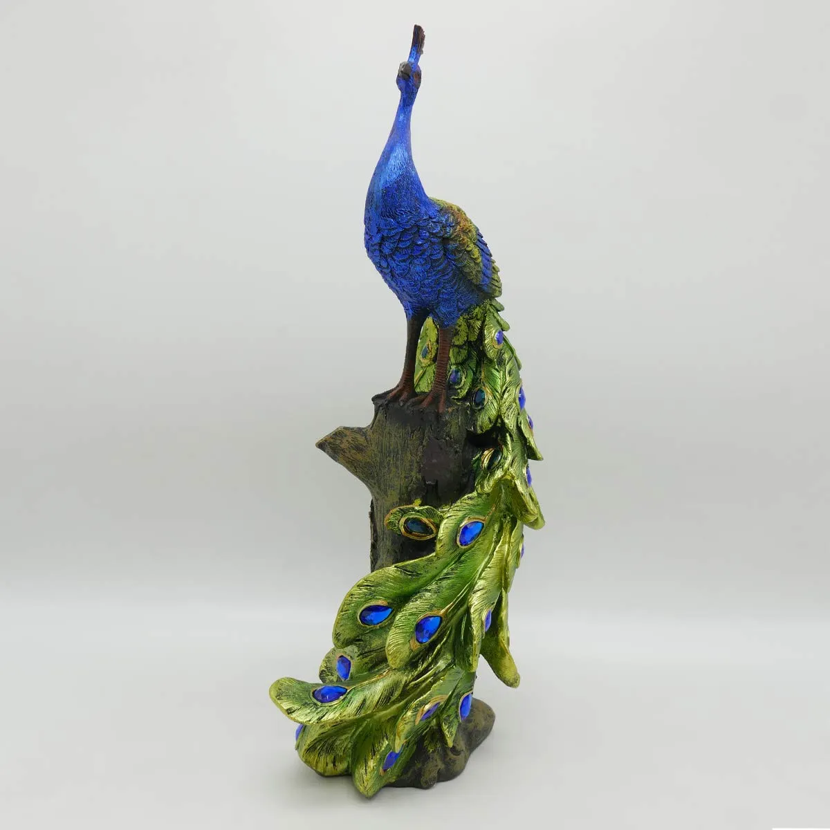 Home Centre Corsica Textured Peacock Figurine