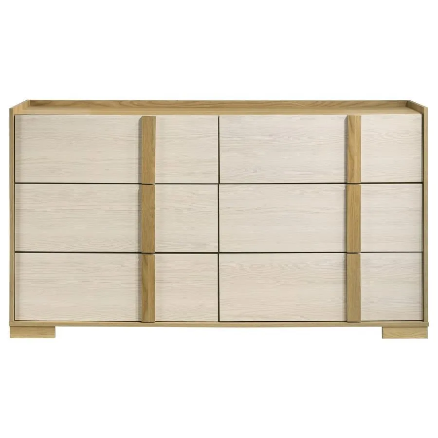 Hyland - 6-Drawer Dresser - Natural