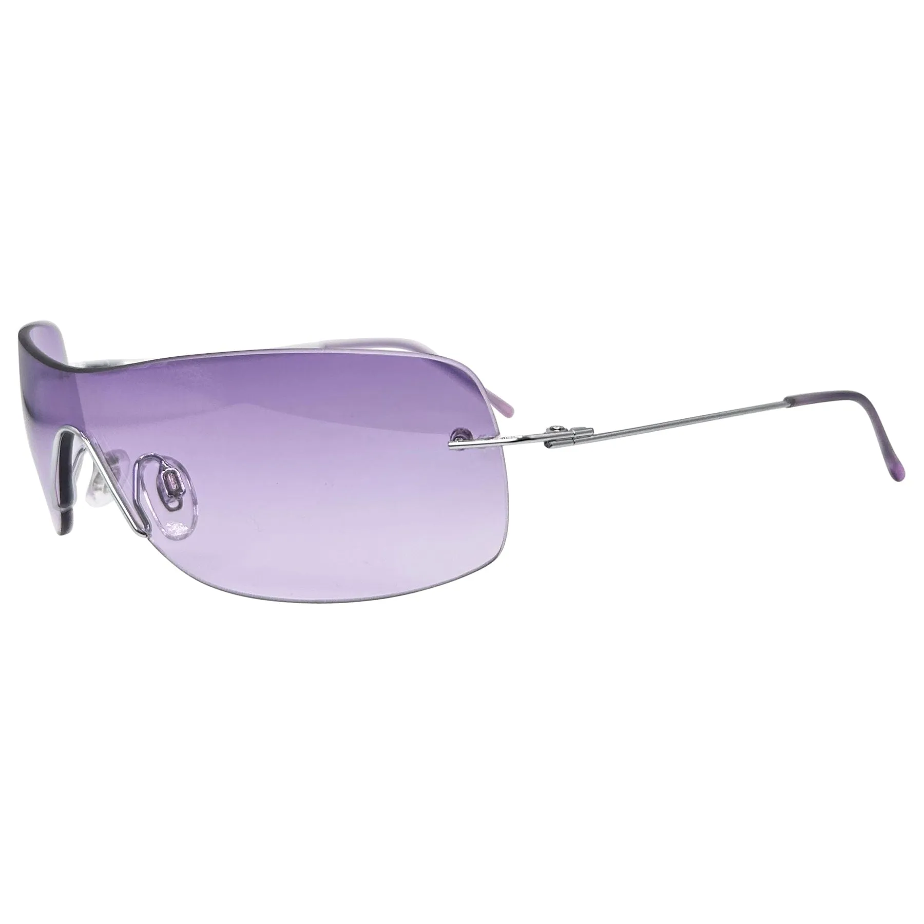 JUICY Rimless Shield Sunglasses