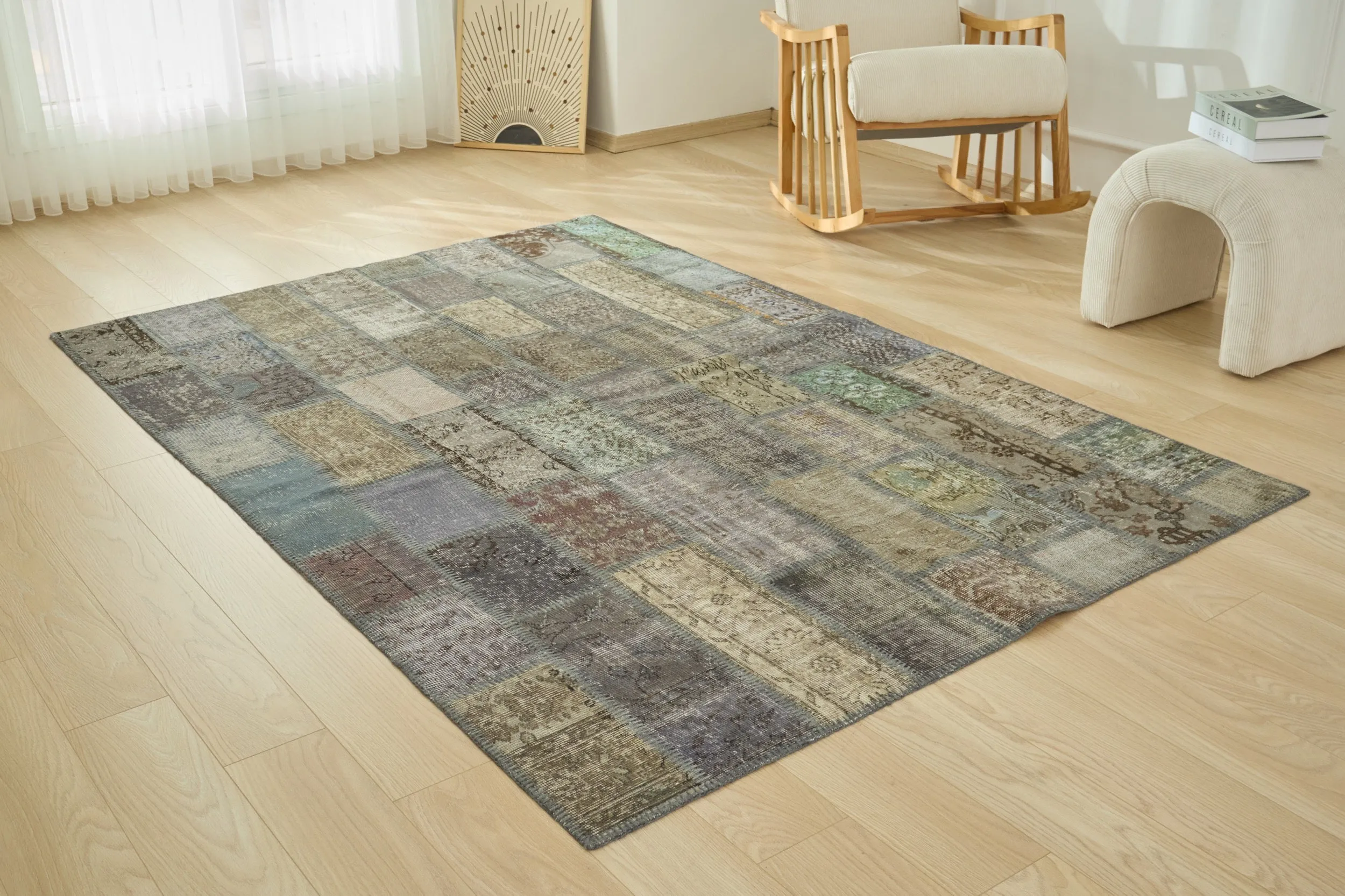 Keely - Vintage Turkish Patchwork Rug