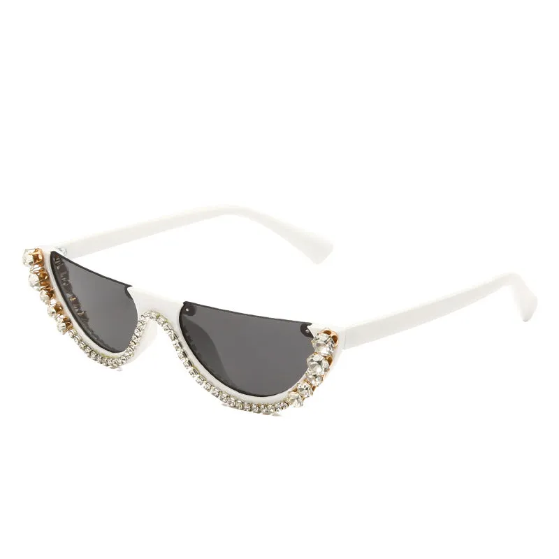 Luxury Small Half Frame Sunglasses - Culture Heaven Special