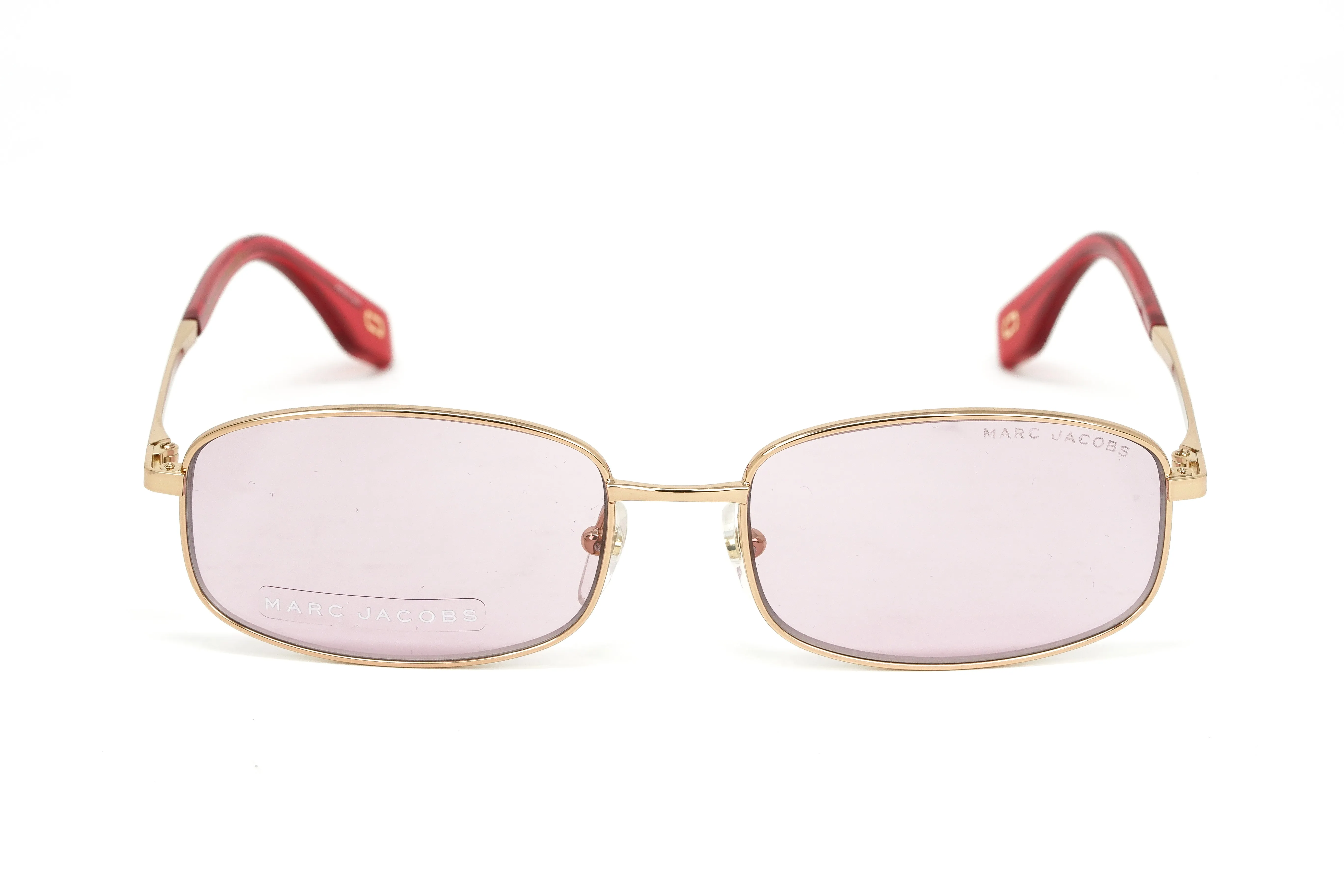 Marc Jacobs Women's Sunglasses Rectangular Pink/Gold MARC 368/S 35J