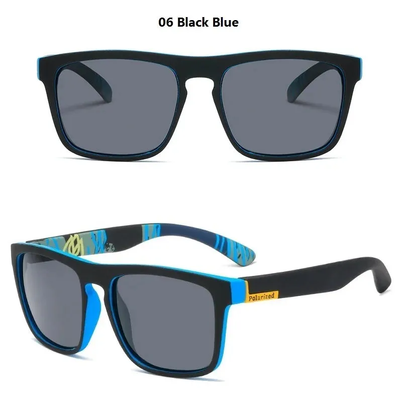 Men Women Square Vintage Polarized Glasses Men's Designer Sunglasses Driving Travel Fishing Sun Glasses Shades For Man UV400