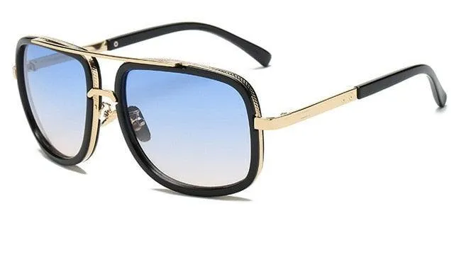 Mens Vintage Wayfarer/Gold Rim/Mens vintage sunglasses