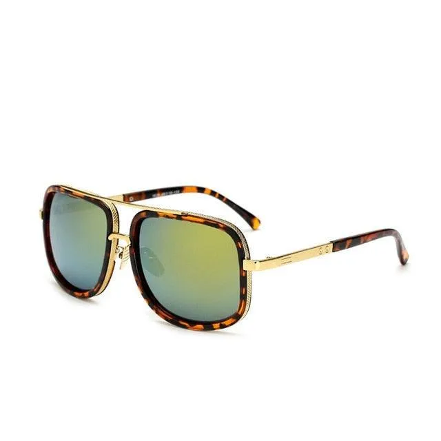 Mens Vintage Wayfarer/Gold Rim/Mens vintage sunglasses