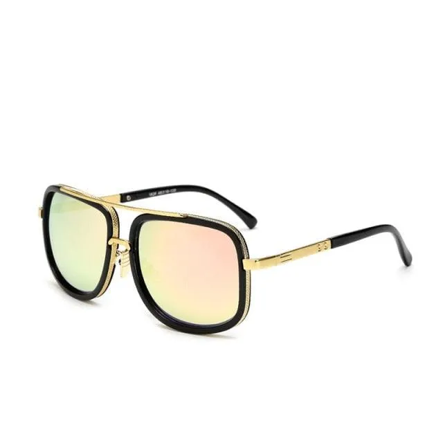 Mens Vintage Wayfarer/Gold Rim/Mens vintage sunglasses