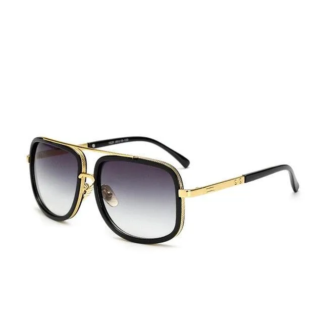 Mens Vintage Wayfarer/Gold Rim/Mens vintage sunglasses