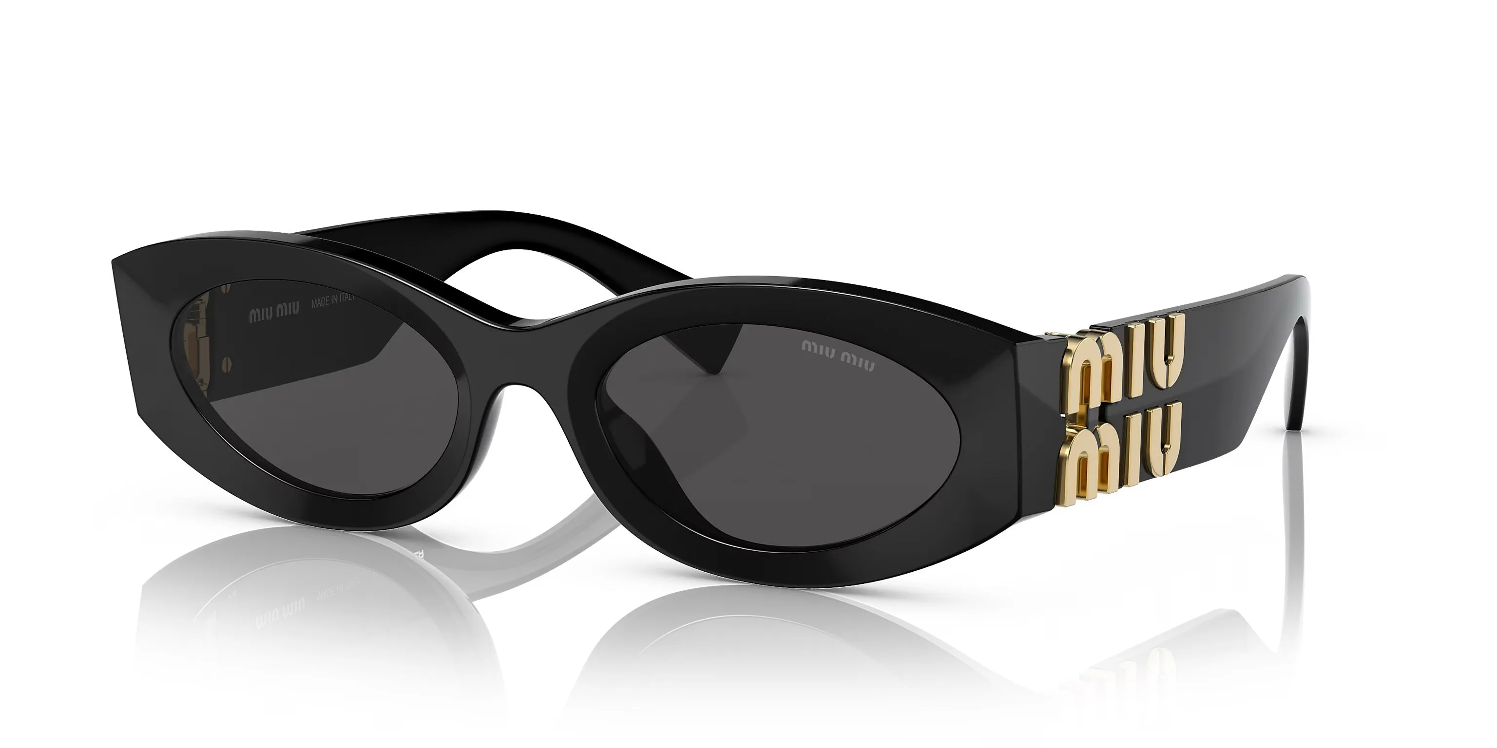 Miu Miu OMU 11WS Black/Dark Grey