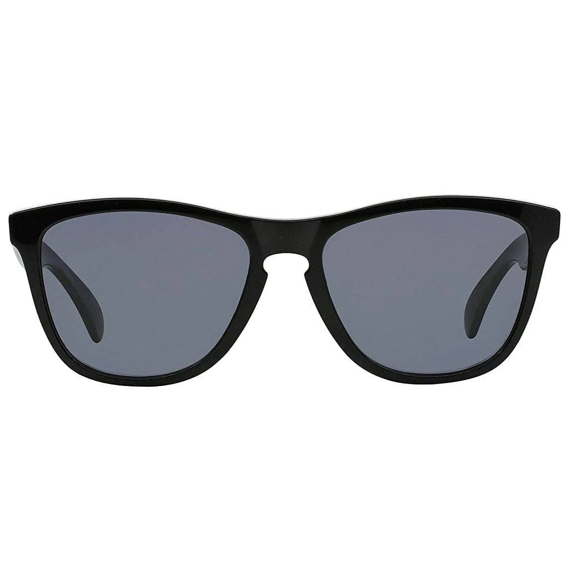 Oakley Frogskins Sunglasses - Polished Black - Grey