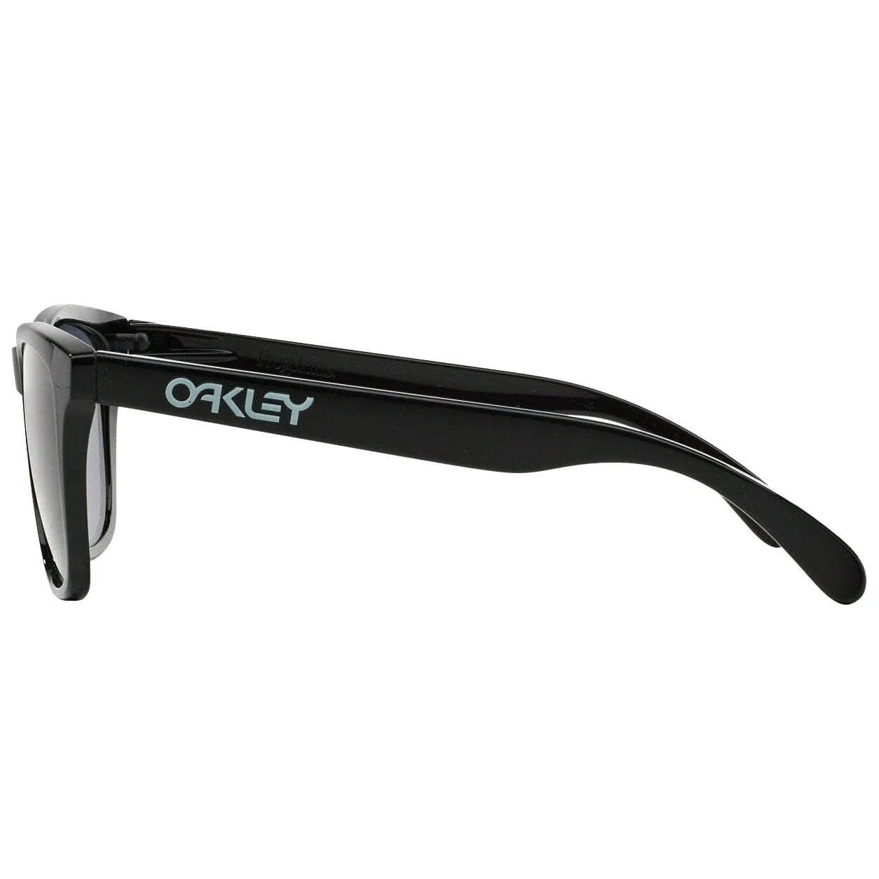 Oakley Frogskins Sunglasses - Polished Black - Grey