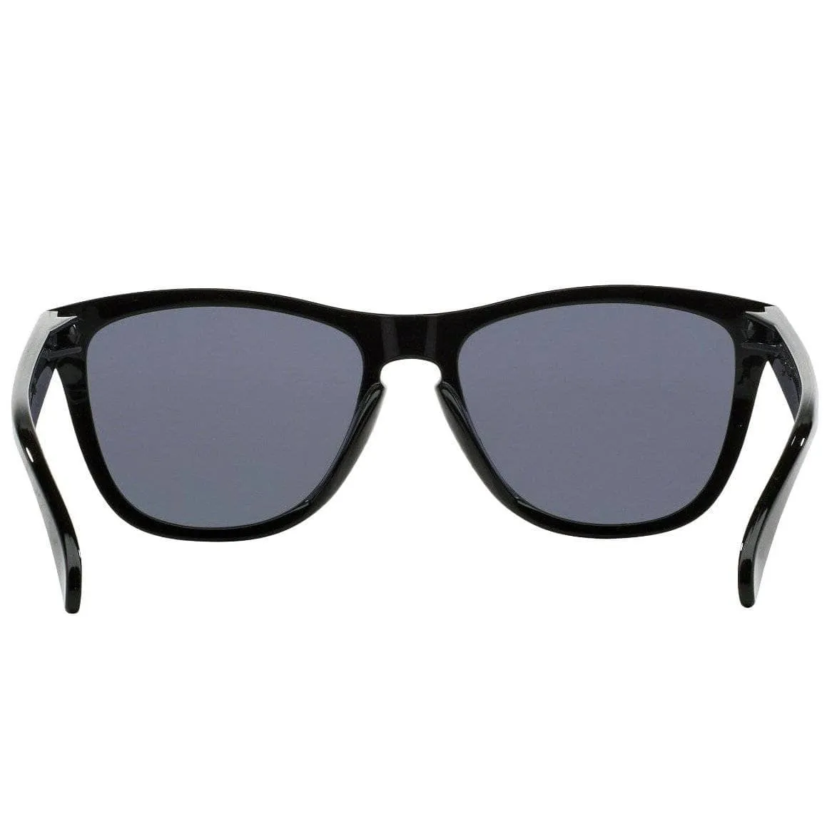 Oakley Frogskins Sunglasses - Polished Black - Grey