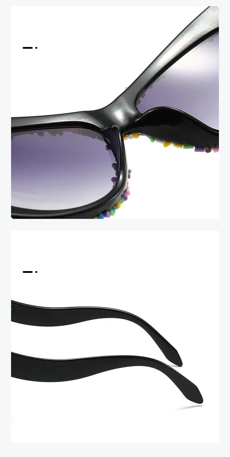 Oversized Candy Coloured Gradient Sunglasses