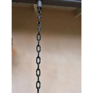 Rain Chain Cast Links- Black Powder Coated