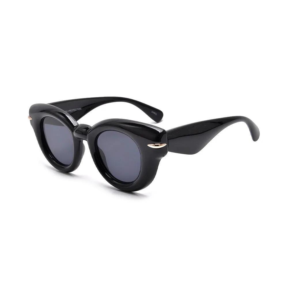 RETRO APPEAL BUBBLY CAT EYE SUNGLASSES